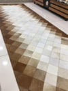 Bienna Fur Kaymaz Taban Doğal Deri Halı / Kilim