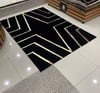 Bienna Fur Kaymaz Taban İpek Pelüş & Deri Bordür Halı / Kilim