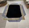 Bienna Fur Kaymaz Taban İpek Pelüş & Deri Bordür Halı / Kilim