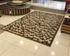 Bienna Fur Kaymaz Taban Patchwork Natürel Halı / Kilim