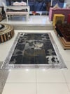 Hamteks dıştan gümüş versace bordür