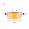 WMF Fusiontec Mango Sarı Tencere Seti 4 Parça 