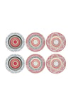 Luckyart Lancelot Bone 20Cm 6Lı Tabak Seti
