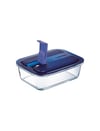 Luminarc Temp Easy Box Dikdörtgen 38 cc Mavi Kapak