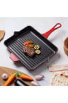 Aryıldız Duo Techniq Grill Tava Kırmızı 26x32cm