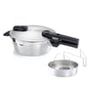 Fissler Vitaquick Premium 2.5 Litre Düdüklü Tencere + Buharda Pişirme Aparatı 