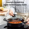 Greenpan Torino Seramik Yüzeyli 24 cm Basık Tencere