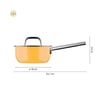 WMF Fusiontec Mango Sarı Tencere Seti 4 Parça 