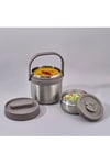 Aryıldız Bento Lunch Box Yuvarlak Steel 1400 ml