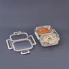 Aryıldız Bento Lunch Box Beige 2 Bölmeli