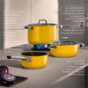 WMF Fusiontec Mango Sarı Tencere Seti 4 Parça 