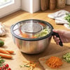 Aryıldız Black Steel Rendeli Karıştırma Set 9 Parça