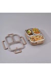 Aryıldız Bento Lunch Box Haki 3 Bölmeli