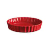 Emile Henry Tart-Börek-Flan Kabı Yuvarlak 28 cm Kırmızı/Burgundy