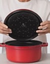 Staub La Cocotte Yuvarlak Döküm Tencere 24 Cm Kiraz 3,8 L