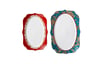 Frances Bone 30 & 35 Cm Oval Servis Tabağı Seti