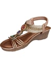 GUJA 26Y241-1 KADIN DOLGU TABAN SANDALET