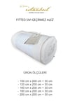 Alez - Tek Kişilik Sıvı Geçirmez Lastikli 100x200 cm