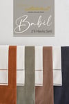 Babil Havlu Seti Antrasit (50x90*90x150 cm)