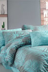 Cotton Life Çift Kişilik Nevresim Takımı - Palm Mint