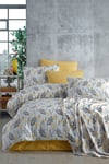 Cotton Life Çift Kişilik Nevresim Takımı - Bella Sarı