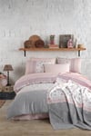 Cotton Life Çift Kişilik Pike Takımı - Lusia Somon