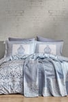 Dream Winter Çift Kişilik Battaniyeli Nevresim Takımı - Ice Blue