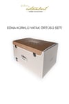 Edna Çift Kişilik Yatak Örtüsü Seti - Taş