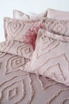 Esedra Tek Kişilik Yatak Örtüsü Seti- Pudra