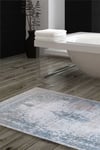 HCW Tajmahal Pamuk Viskon Banyo Paspası 80x150 Aqua
