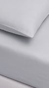 İgi Ranforce Çift Kişilik Lastikli Çarşaf Yastık Set 200x200+30 cm - Gri
