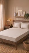 İgi Ranforce Fitted Çarşaf Set - 160x200 cm - Açık Bej