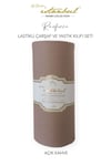 İgi Ranforce Fitted Çarşaf Set - 160x200 cm - Açık Kahve