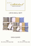 Likya 50x90 5'li Havlu Seti