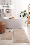 Noir Bej - 40x60-60x100 Paspas Set