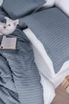 Soft Dream Çift Kişilik Nevresim Takımı İndigo