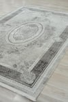 27145A GRİ-160X230PERA GRİ KADİFEMSİ YÜZEY POLYESTER HALI 27145A GRİ 