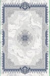 27139A MAVİ-160X230PERA MAVİ GRİ KADİFEMSİ YÜZEY POLYESTER HALI 27139 