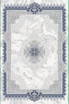 27139A MAVİ-160X230PERA MAVİ GRİ KADİFEMSİ YÜZEY POLYESTER HALI 27139 