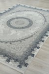 27388 MAVİ-200X290PERA MAVİ KADİFEMSİ YÜZEY POLYESTER HALI 27388 