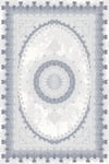 27388 MAVİ-200X290PERA MAVİ KADİFEMSİ YÜZEY POLYESTER HALI 27388 