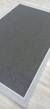 RUS 006)100 X 100-SAÇAKLRUSTİK ÖZEL ÖLÇÜ DEKORATİF SİSAL HALI 006 
