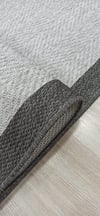 RUS 004)100 X 100-SAÇAKLRUSTİK ÖZEL ÖLÇÜ DEKORATİF SİSAL HALI 004 