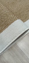 RUS 005)100 X 100-SAÇAKLRUSTİK ÖZEL ÖLÇÜ DEKORATİF SİSAL HALI 005 