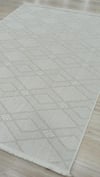1751A BEYAZ)100 X 100-SATRENTO ÖZEL ÖLÇÜ DEKORATİF SİSAL HALI 1751A BEYAZ 