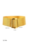22K Gold 11 Rows Trabzon Woven Bracelet