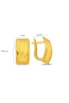 22K Gold 3 Rows Trabzon Woven Earrings