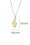 Treble Clef Necklace