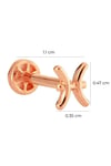Pisces Tragus Piercing Rose 14 K Solid Gold