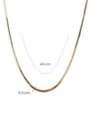 Fisch Sırtı Gold Kette Halskette 585 Gold